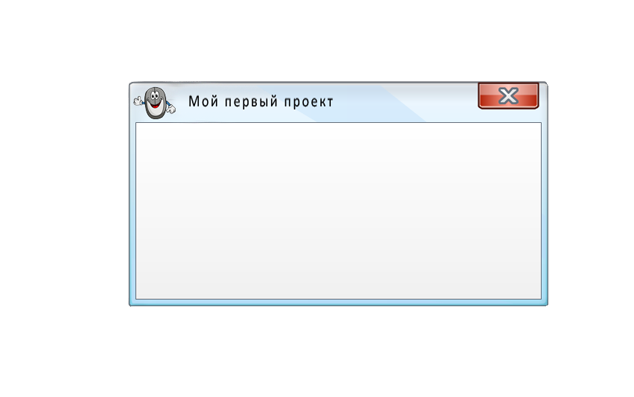 Окно программы pygame